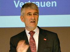 Jürgen Hambrecht, Vorstandsvorsitzender des weltgrössten Chemiekonzerns BASF. (Bild: L. Langhard)