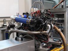 ETH researchers redesigned the conventional diesel engine of a VW Golf to run on 90% natural gas (Photo: Tobias Ott / ETH Zurich).