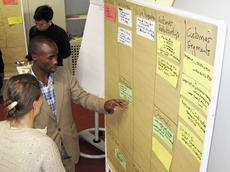 Bootcamp: the eight finalists received coaching on how to pitch their ideas. (Photo: Foodways Consulting)